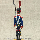 Миниатюра из олова Французский гренадер 1809-13 гг., 54 мм, Студия Большой полк (ИЛ1766.12.03.54) (ИЛ1766.12.03.54)