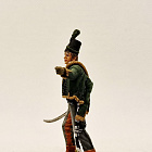 Миниатюра из олова Офицер 95-го стрелкового полка. Великобритания, 1810-15, 54 мм, Студия Большой полк
