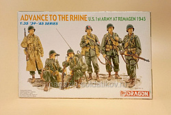 Сборные фигуры из пластика 6271 К Солдаты ADVANCE TO THE RHINE (U.S. 1st ARMY AT REMAGEN 1945) (1/35) Dragon (Q445-181) (Q445-181)