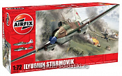 Сборная модель из пластика А Самолет ILYUSHIN штурмовик (1/72) Airfix - фото