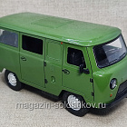 Масштабная модель в сборе и окраске УАЗ 452 открываются двери и багажник, инерционный механизм (Q540-0354) (Q540-0354)