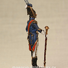 Миниатюра в росписи Тамбурмажор гвардейской пехоты, 1809-15 гг. 1:32 (МС0251.12.03.54) (МС0251.12.03.54)