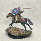 Миниатюра из смолы Конный англо-саксонский воин, 1066 г., 54 мм, Студия Большой полк (FIV028.07.09.54) (FIV028.07.09.54)