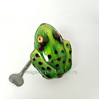 Лягушка жестяная заводная с ключиком (704-1057) (704-1057)