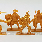 Солдатики из пластика Последняя битва, набор из 10 фигур (золотистый) 1:32, ИТАЛМАС