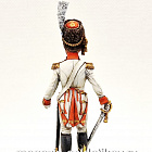 Миниатюра из олова Офицер гвардейских гренадер. Вестфалия, 1809-10 гг., Студия Большой полк