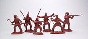 Солдатики из пластика Лесные индейцы, XVIII в. набор из 6 фигур, Солдатики «Урфина Джюса» - фото