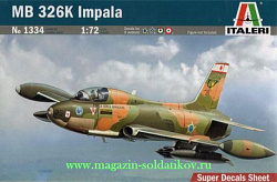 Сборная модель из пластика ИТ Самолет MB 326K Impala (1/72) Italeri (1334) (1334)