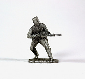 Миниатюра из олова 042 РТ Моряк с пулеметом РККА, 54 мм, Ратник - фото