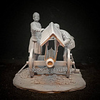 Сборная миниатюра из смолы Серпентина, Франция, 1470 год, 54 мм, TRILOKA miniatures (TLK-54-031) (TLK-54-031)
