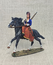 Миниатюра из олова Амазонка Балаклавы, 54 мм, Студия Большой полк - фото