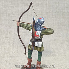 Миниатюра из олова Английский лучник, Столетняя война, 54 мм, Студия Большой полк (ИЛ2322.08.11.54) (ИЛ2322.08.11.54 )