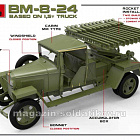Сборная модель из пластика БМ-8-24 на базе грузовика 1,5т MiniArt (1/35)