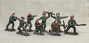 Англ. коммандос WWII (8 шт.) Lone Star 1/32 - фото