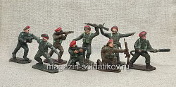 Англ. коммандос WWII (8 шт.) Lone Star 1/32 (489-085) (489-085)