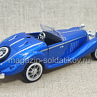 Mercedes-Benz 500K Roadster (голубой металлик) 1/36 Китай (700-197) (700-197)