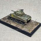Масштабная модель в сборе и окраске Шерман M4(105) с подвеской HVSS 1/72 (208-165) (208-165)