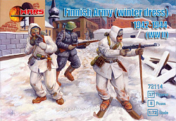 Солдатики из пластика Финская армия (зимняя униформа) 1942-44 гг. (1/72) Mars