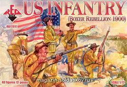 Солдатики из пластика Пехота США 1900 (1/72) Red Box