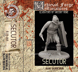 Сборная миниатюра из смолы Secutor, 75 mm (1:24) Medieval Forge Miniatures