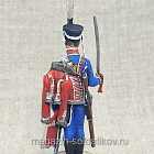 Миниатюра из олова Гусар 1812 г., 54 мм, Студия Большой полк (ИЛ2174.12.02.54) (ИЛ2174.12.02.54)