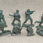 Солдатики из пластика US Paratroopers WWII (SET II), 1/32, Mars (32047) (32047)