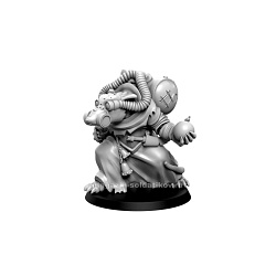 Globe Thrower #3, 28 mm Punga miniatures (WG3) (WG3)