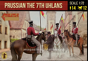 Солдатики из пластика Prussian the 7th Uhlans (1/72) Strelets - фото
