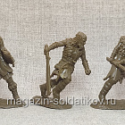 Солдатики из мягкого резиноподобного пластика Бандиты, набор 6 шт, 1/32 Soldiers. Есть