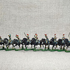 Солдатики из пластика в росписи Французские карабинеры 1812-15 - набор 9 шт., Звезда (Q566-015) (Q566-015)
