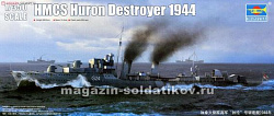 Сборная модель из пластика Корабль Huron Destroyer 1944 (1:350) Трумпетер
