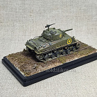Масштабная модель в сборе и окраске Шерман M4(105) с подвеской HVSS 1/72 (208-165) (208-165)