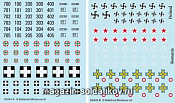 Сборная модель из пластика Axis Allies Decals (15 мм) Flames of war - фото