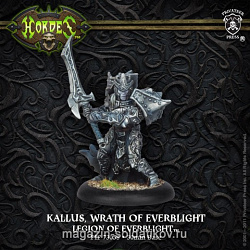 Сборная миниатюра из металла Legion Kallus, WWrath of Everblight BLI Warmachine