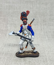 Миниатюра из олова Сапер линейной пехоты Франция, 54 мм, Студия Большой полк - фото