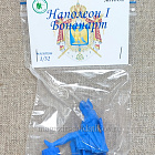 Солдатики из пластика Наполеон с барабаном (голубой) 1:32, Уфимский солдатик