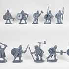 Солдатики из пластика Викинги, 40 мм, набор 10 шт