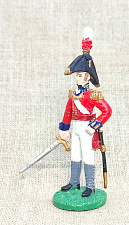 №167 - Офицер 8-го полка (Короля) тяжелой пехоты. Великобритания, 1813 г. - фото