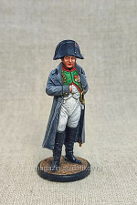 Миниатюра из олова Император Наполеон I 1812 г., 54 мм, Большой полк - фото