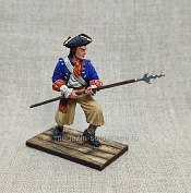 Миниатюра из олова Пират с абордажной пикой, 54 мм - фото