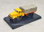 КрАЗ - 255Б с тентом желто-оранжевый, 1/72 - фото