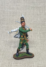 Миниатюра из олова Гусар Ахтырского полка, 1770-е гг., 54 мм, Большой полк - фото