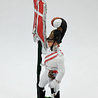 Эстандарт-юнкер Кавалергардский полк со штандартом, Россия 1805-1808 гг., 54 мм, Soldanir (QF0432) (QF0432)