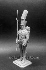 Сборная миниатюра из смолы Унтер-офицер гренадерского батальона гвардейского полка, 54 мм, Chronos miniatures - фото