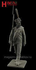Сборная миниатюра из смолы Унтер-офицер Лейб-гвардии Преображенского полка 1812 год, 75 мм, HIMINI - фото
