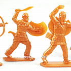 Солдатики из пластика Персы, 54 мм (8 шт, цвет-медный, пластик, б/к), Воины и битвы