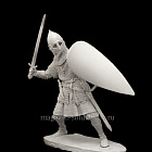 Сборная миниатюра из смолы Русский ратник 75 mm (1:24) Medieval Forge Miniatures (C-75-133) (C-75-133)