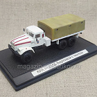 КрАЗ - бортовой с тентом МЧС, 1/72 (Q208-110) (Q208-110)