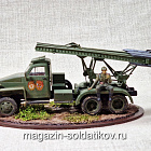 Диорама с БМ-13 на базе Studebaker (1:35) Магазин Солдатики (Д35064) (Д35064)