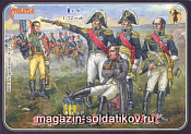 Солдатики из пластика Генеральный штаб Наполеона (1/72) Strelets - фото